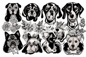 Dogs tattoo idea