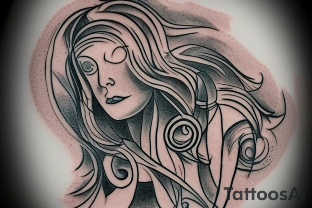 With letters “LG” on tattoo idea