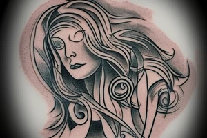 With letters “LG” on tattoo idea