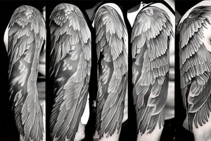 falling angel tattoo idea