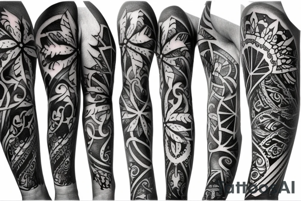 snowflakes falling, arm tattoo tattoo idea