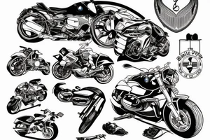 BMW Crash tattoo idea