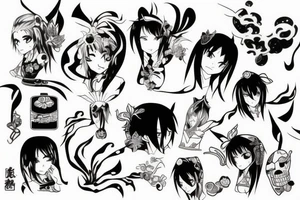Something from anime tattoo idea