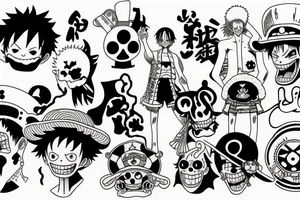 Something from anime one piece tattoo idea