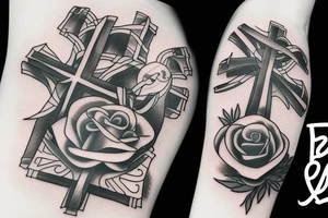 cross tattoo idea