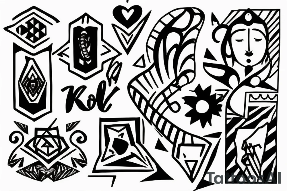 Mom Dad K K Pari tattoo idea