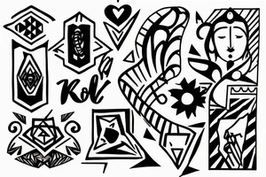 Mom Dad K K Pari tattoo idea