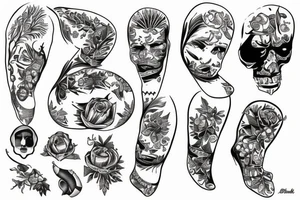 Dill for a leg tattoo tattoo idea
