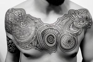 small chest tatto with meaning tattoo idea