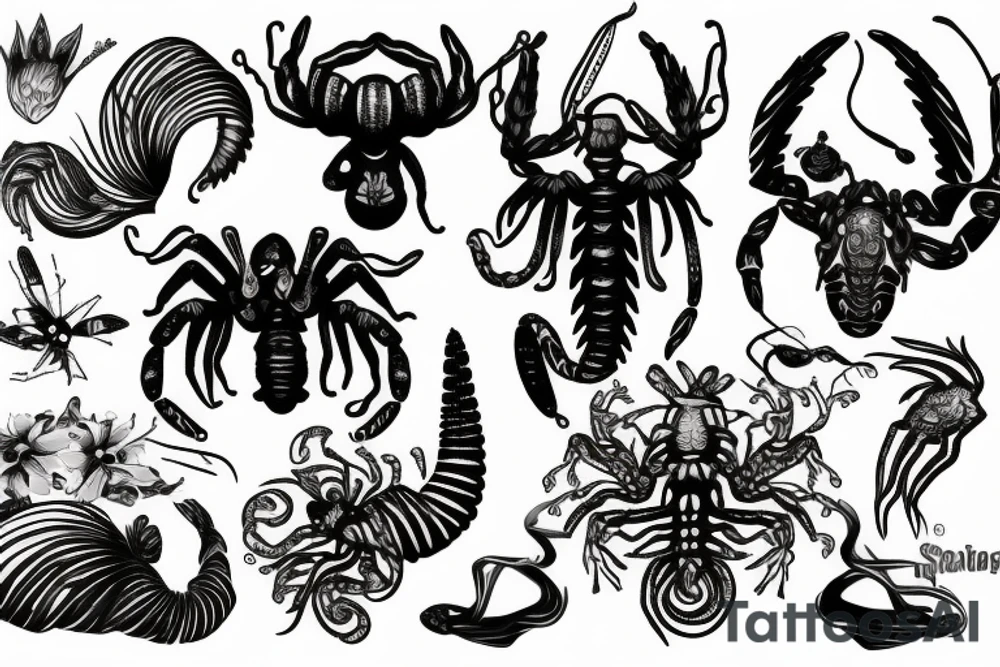 scorpio tattoo idea