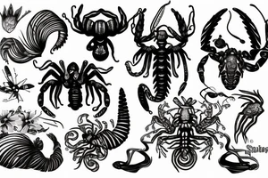 scorpio tattoo idea