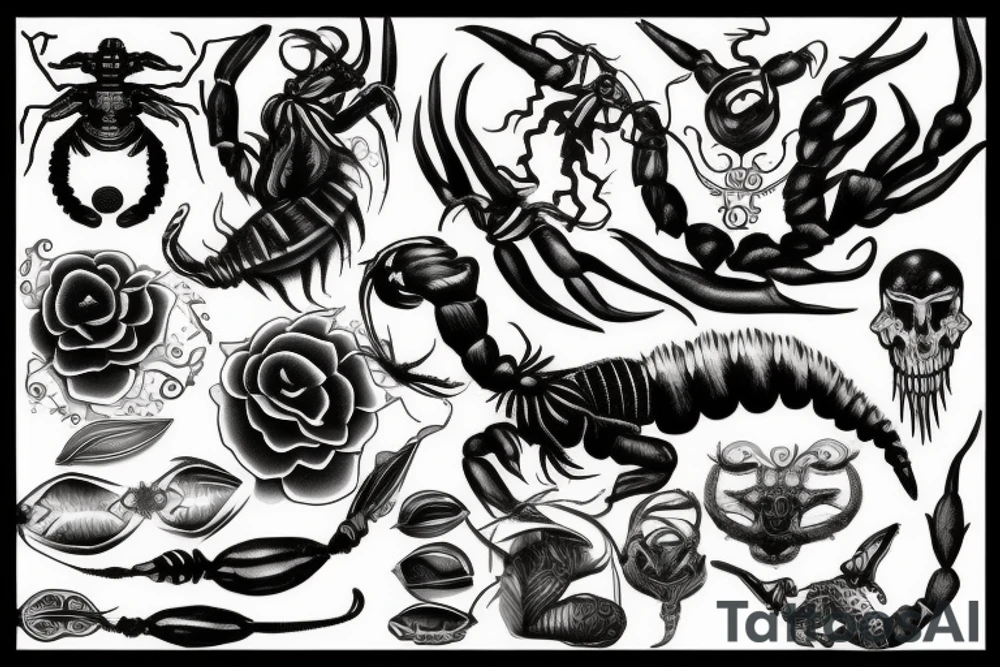scorpio tattoo idea