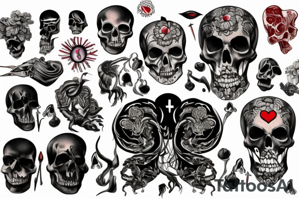 Death in Ukraine tattoo idea