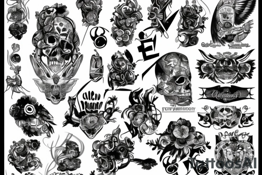 Dom na wzgórzu tattoo idea