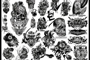 Dom na wzgórzu tattoo idea