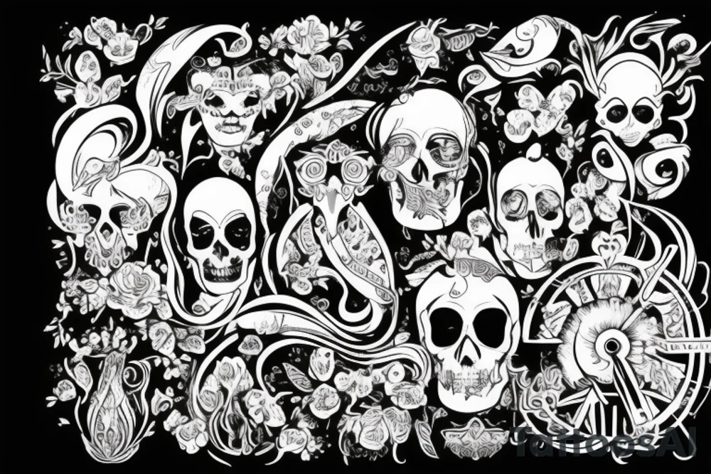 Odzwierciedlenie mrocznej ale bardzo dobrej duszy tattoo idea