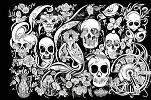 Odzwierciedlenie mrocznej ale bardzo dobrej duszy tattoo idea