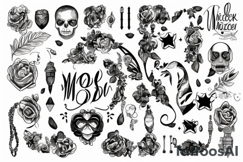 Odzwierciedlenie mrocznej ale bardzo dobrej duszy tattoo idea