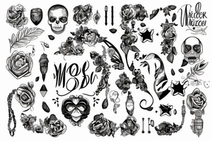 Odzwierciedlenie mrocznej ale bardzo dobrej duszy tattoo idea