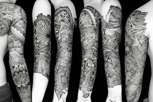 Home on the hill tattoo idea