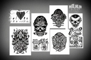 Home on the hill tattoo idea