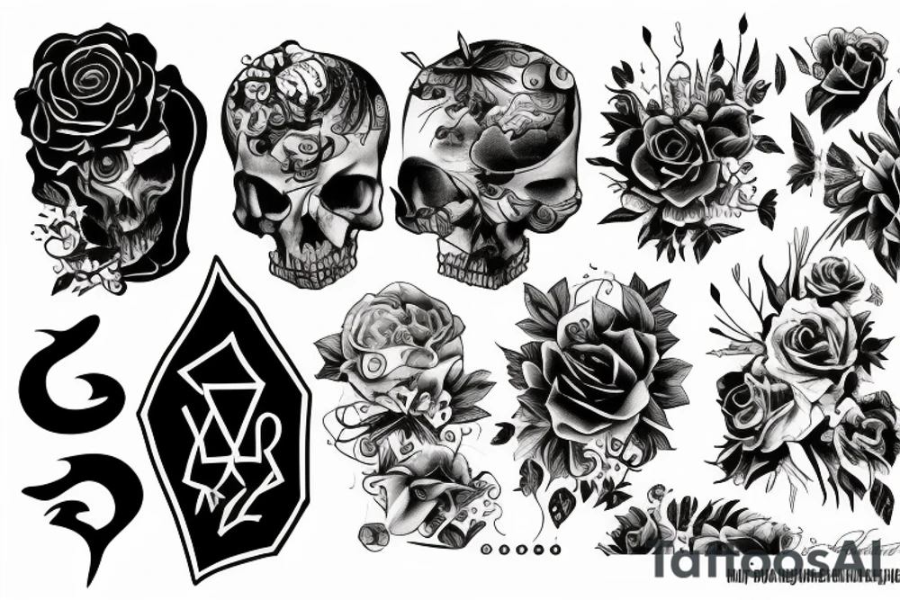 a reflection of a dark but very good soul tattoo idea