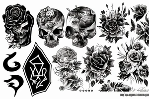 a reflection of a dark but very good soul tattoo idea