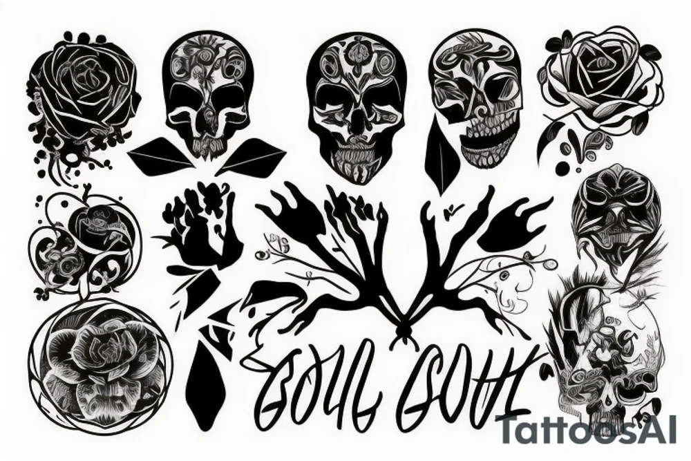 a reflection of a dark but very good soul tattoo idea