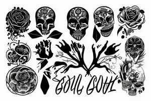 a reflection of a dark but very good soul tattoo idea