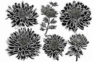 chrysantemum tattoo idea