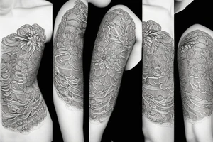 chrysantemum long tattoo idea