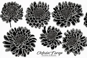 chrysantemum long tattoo idea