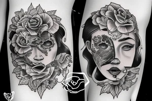 Lew w koronie tattoo idea