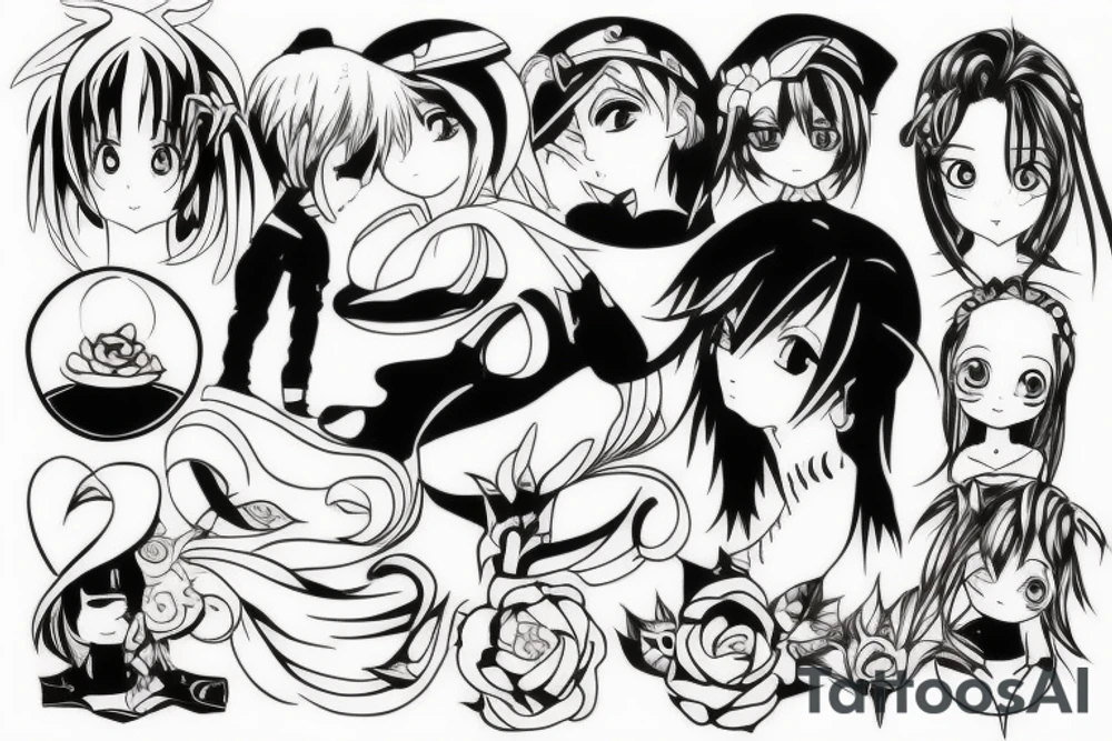 Anime tattoo idea