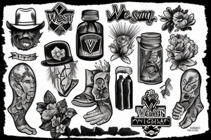 West Virginia Appalachia tattoo idea