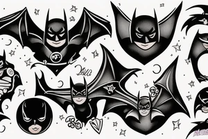 Bat Batman tattoo idea