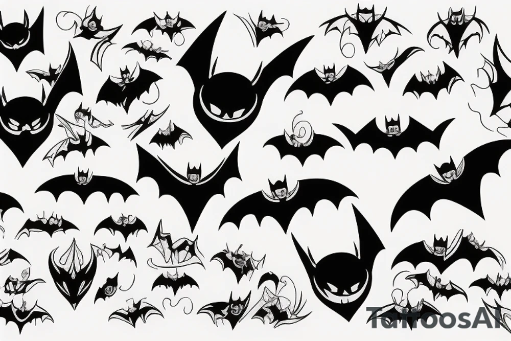Bat Batman tattoo idea