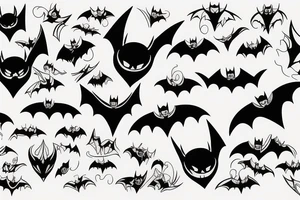 Bat Batman tattoo idea