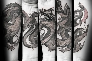 Toothless dragon on forearm tattoo idea