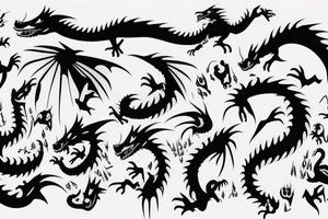 Toothless dragon tattoo idea