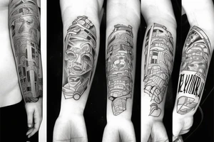 Two parents one son tattoo idea