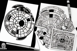 death star tattoo idea