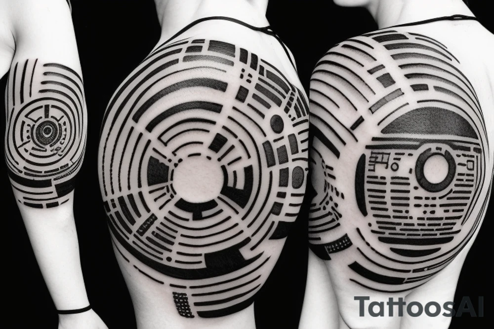 death star tattoo idea