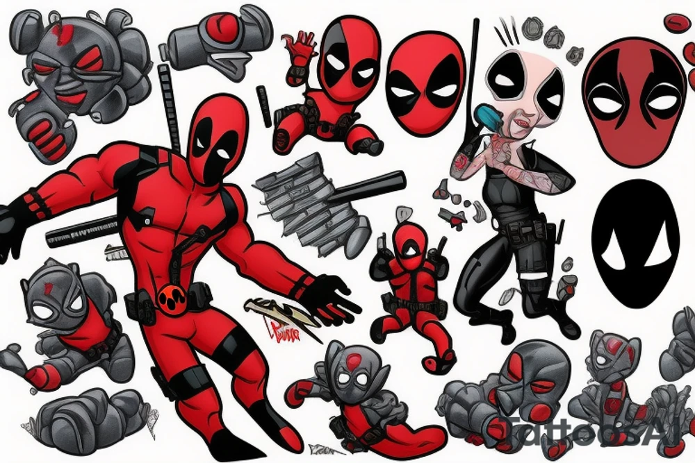 Deadpool tattoo idea