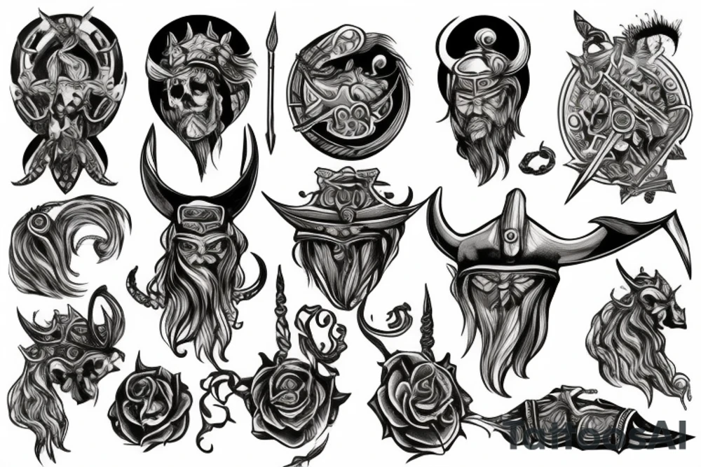 Viking tattoo idea