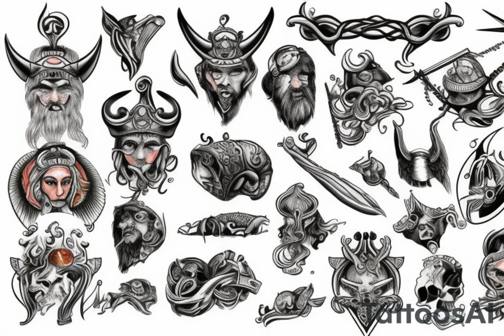 Viking tattoo idea