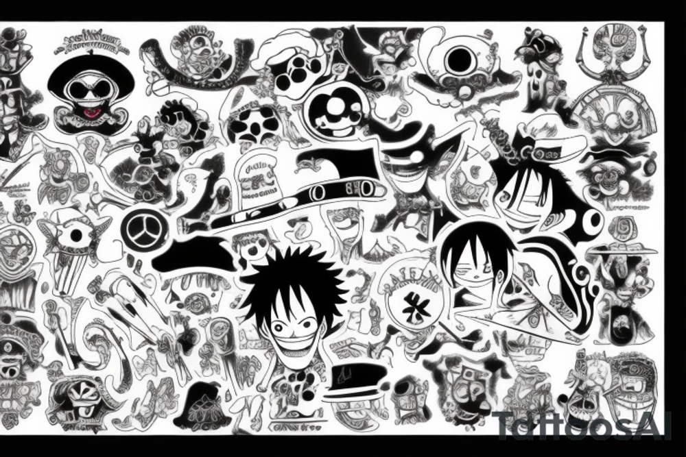 ace from one piece tattoo idea