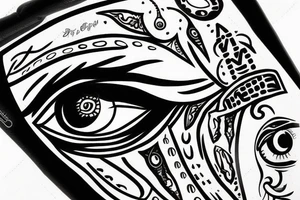 eye of horus tattoo idea