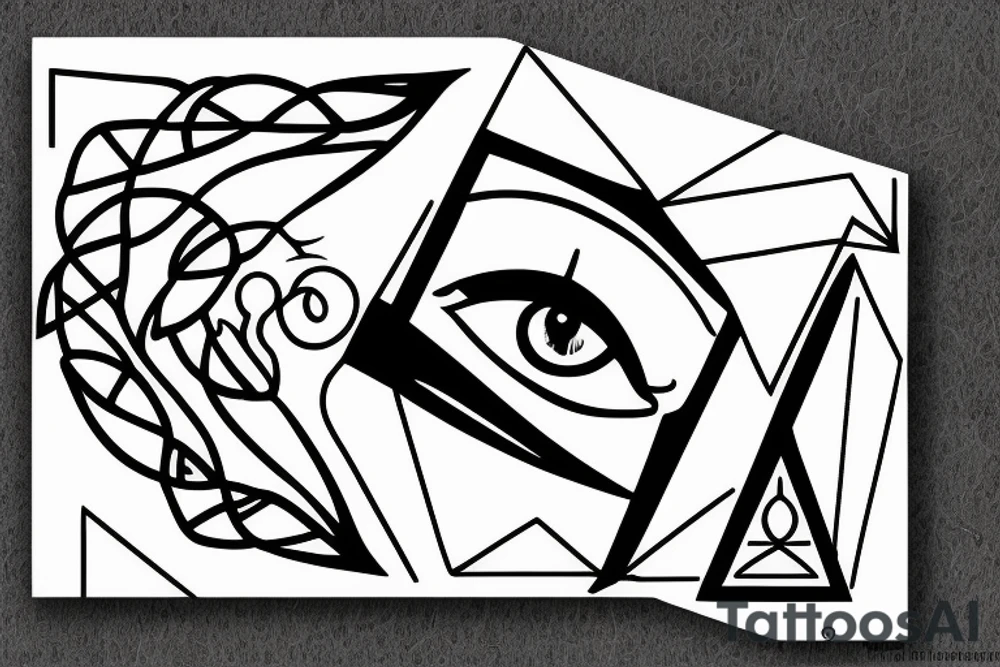 Hand design Eye of Ra tattoo idea
