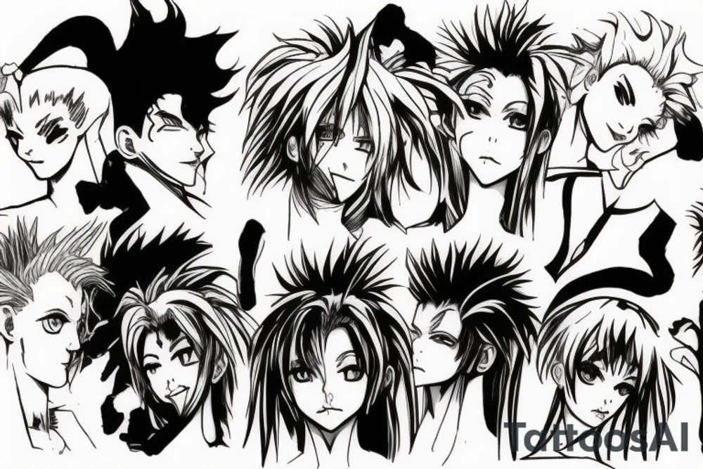 Anime hisoka tattoo idea